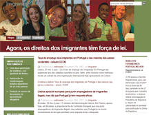 Tablet Screenshot of imigrante.mai-gov.info